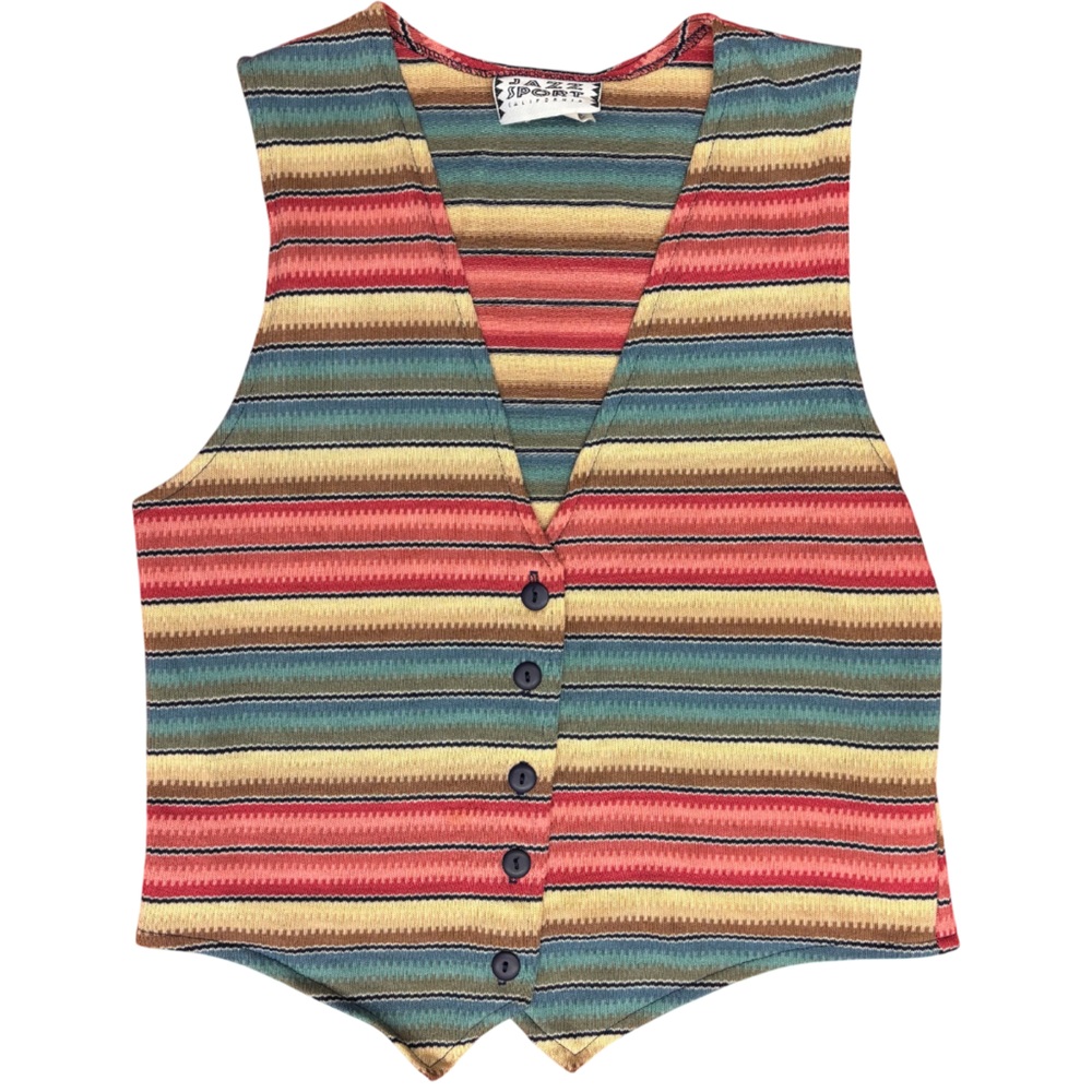 Vintage Jazz Sport southwestern vest, small